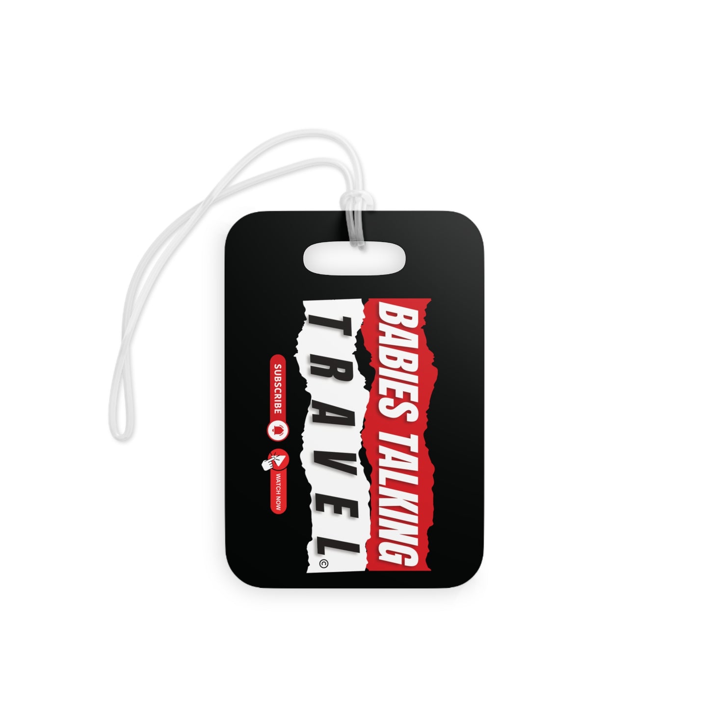 Babies Talking Travel Logo - Custom personalized Luggage Tag!