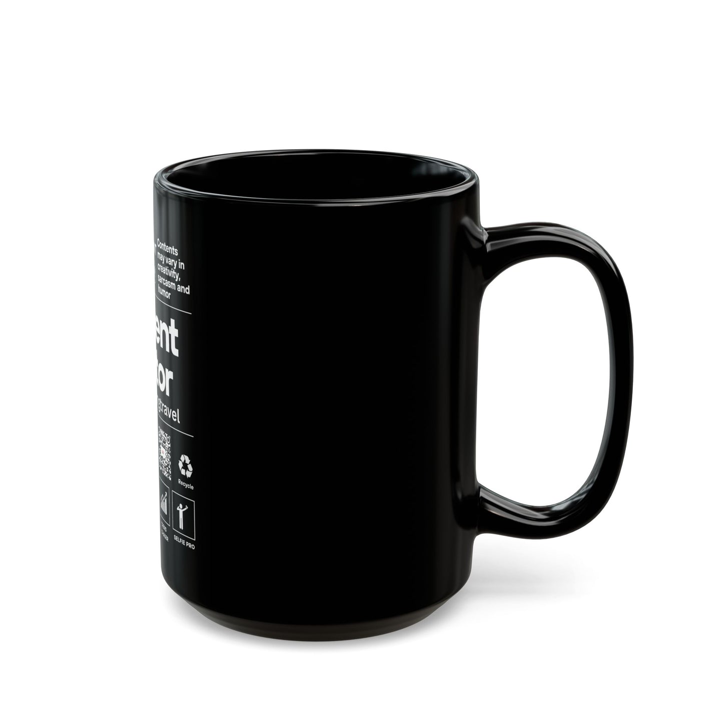 Babies Talking Travel - Black Content Creator Mug (15oz).