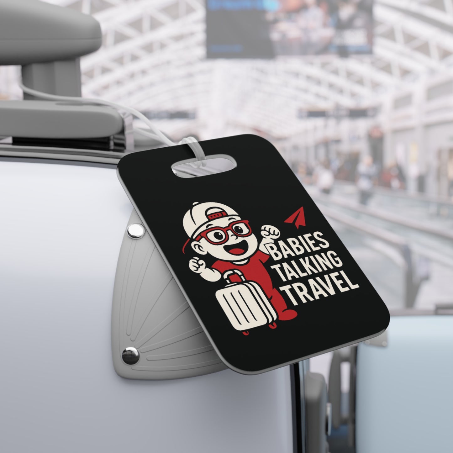 Babies Talking Travel  - Baby Traveler Custom personalized Luggage Tag!
