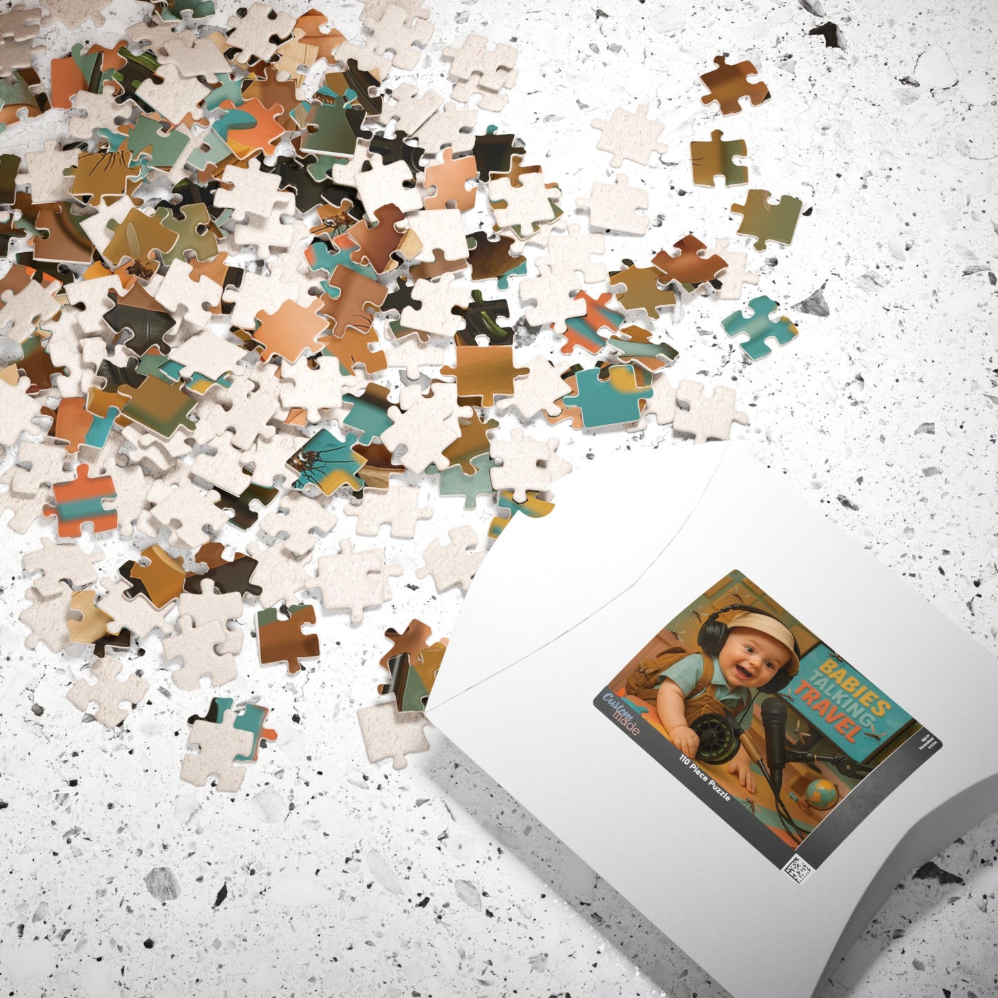 Babies Talking Travel Puzzle - Baby Fly Fisherman Ted!
