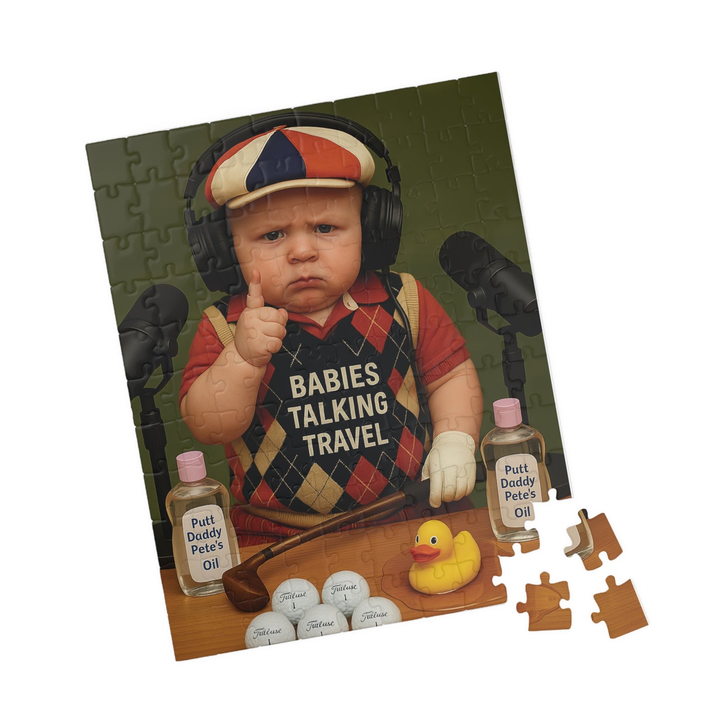 Babies Talking Travel Puzzle - Baby Putt Daddy Pete!