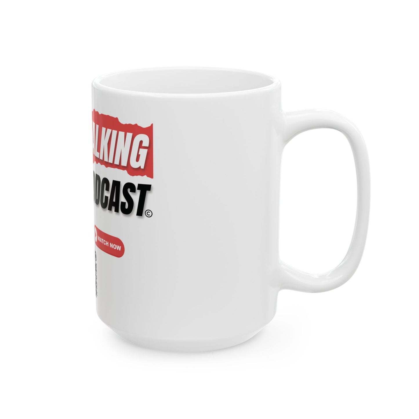 Babies Talking Travel - White Channel Logo Mug (15oz).
