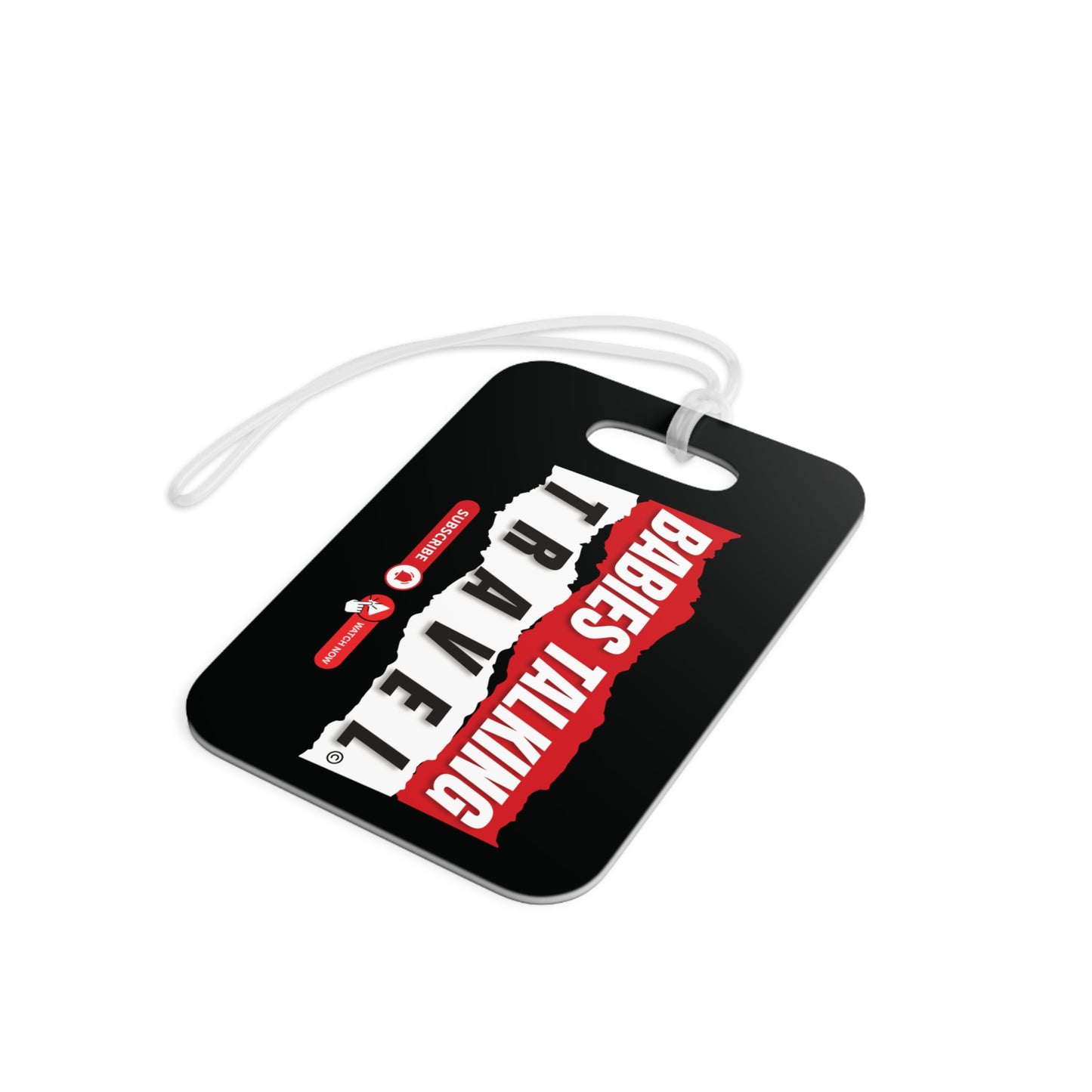 Babies Talking Travel Logo - Custom personalized Luggage Tag!