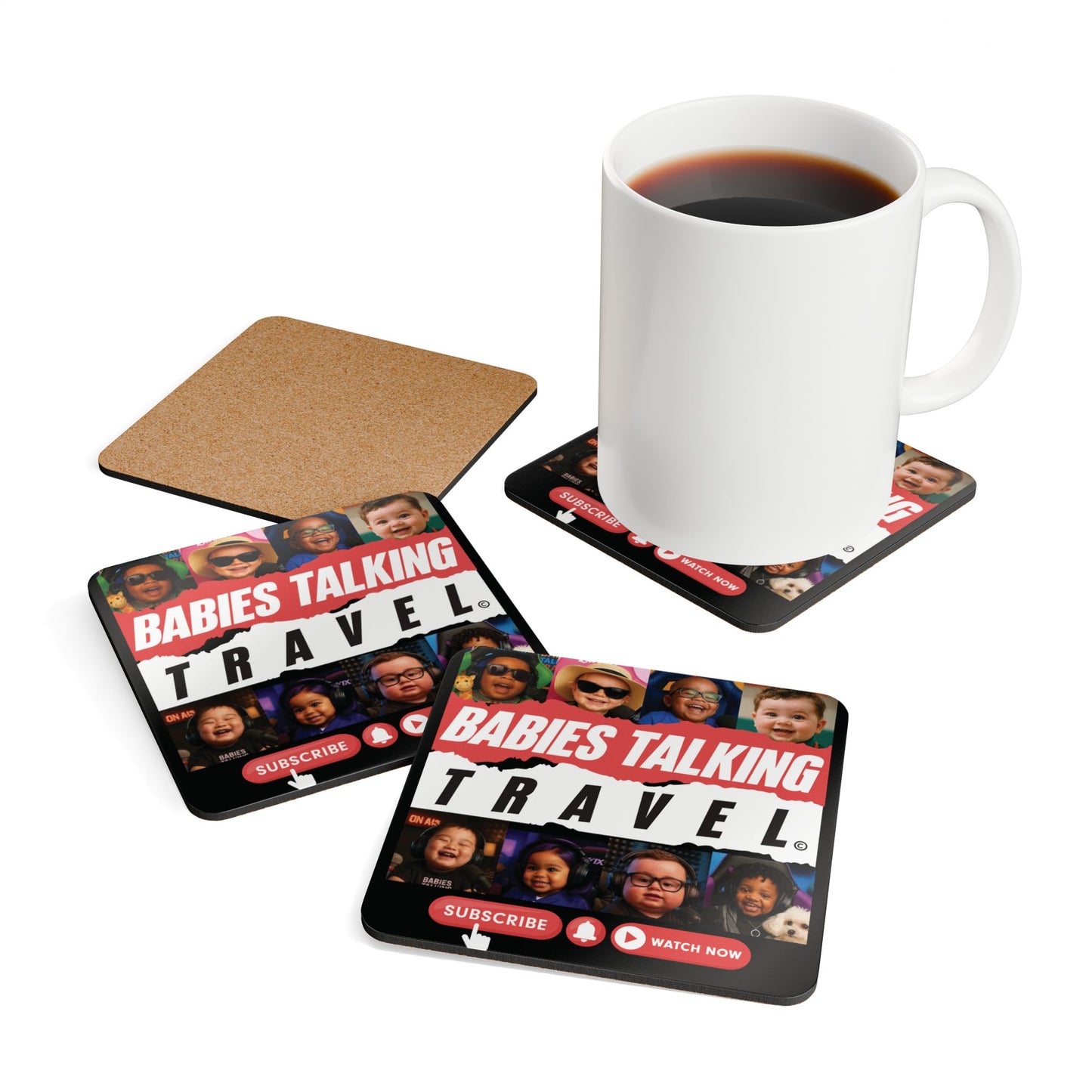 Babies Talking Travel - Charters Vol.2 Coaster  Set!