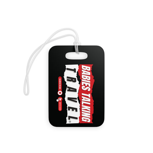 Babies Talking Travel Logo - Custom personalized Luggage Tag!