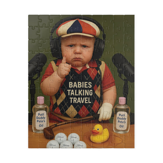 Babies Talking Travel Puzzle - Baby Putt Daddy Pete!