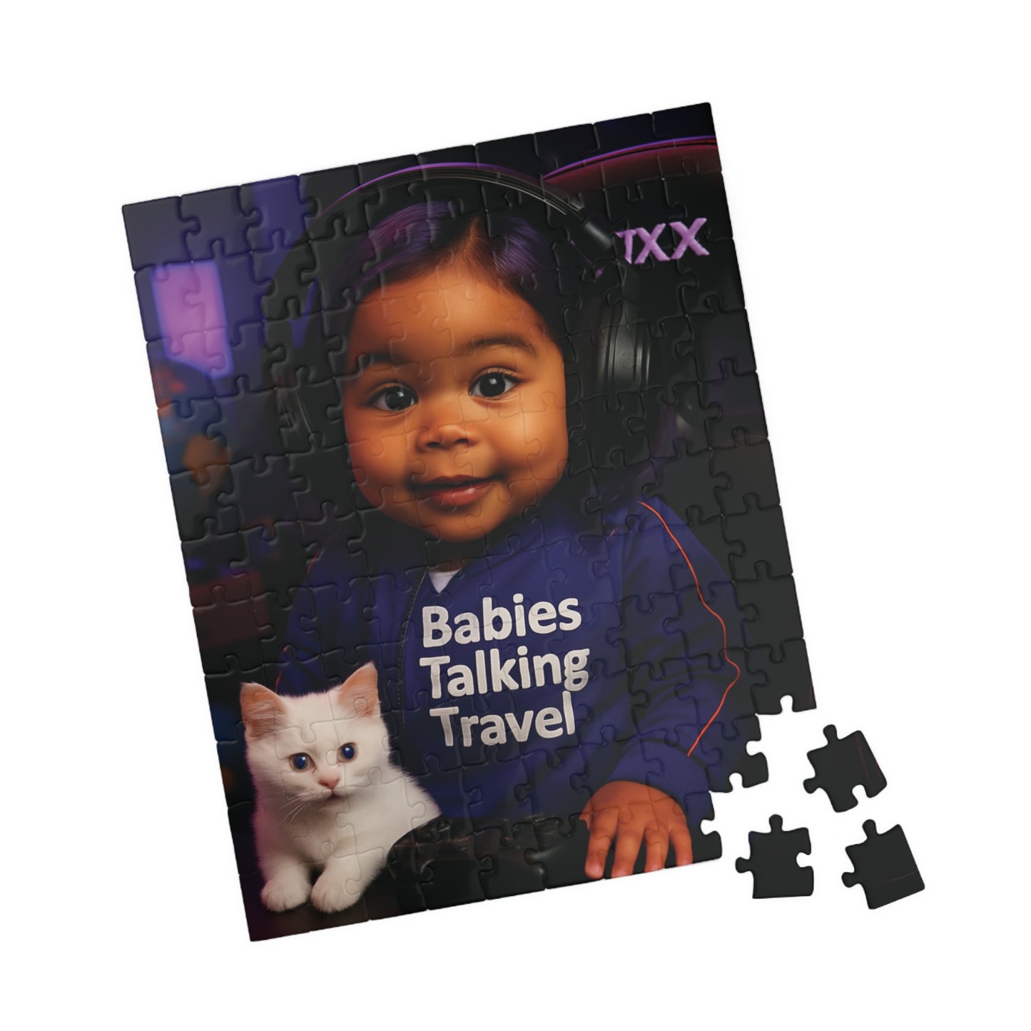 Babies Talking Travel Puzzle - Baby Cyber Luna & Princess Murder Paws!