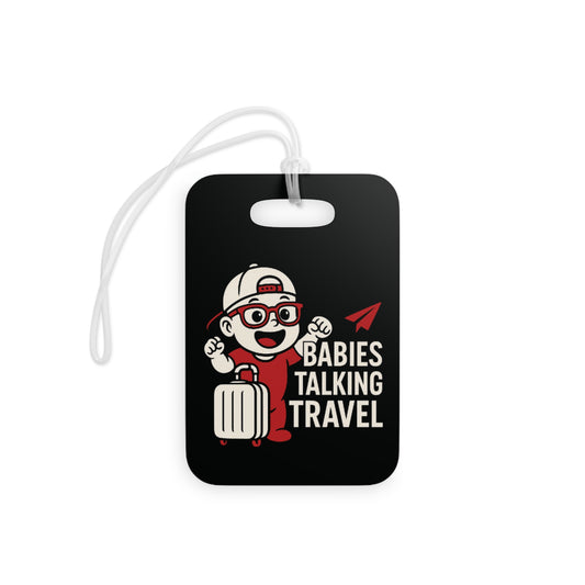 Babies Talking Travel  - Baby Traveler Custom personalized Luggage Tag!