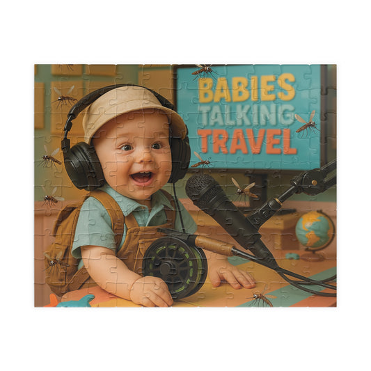 Babies Talking Travel Puzzle - Baby Fly Fisherman Ted!